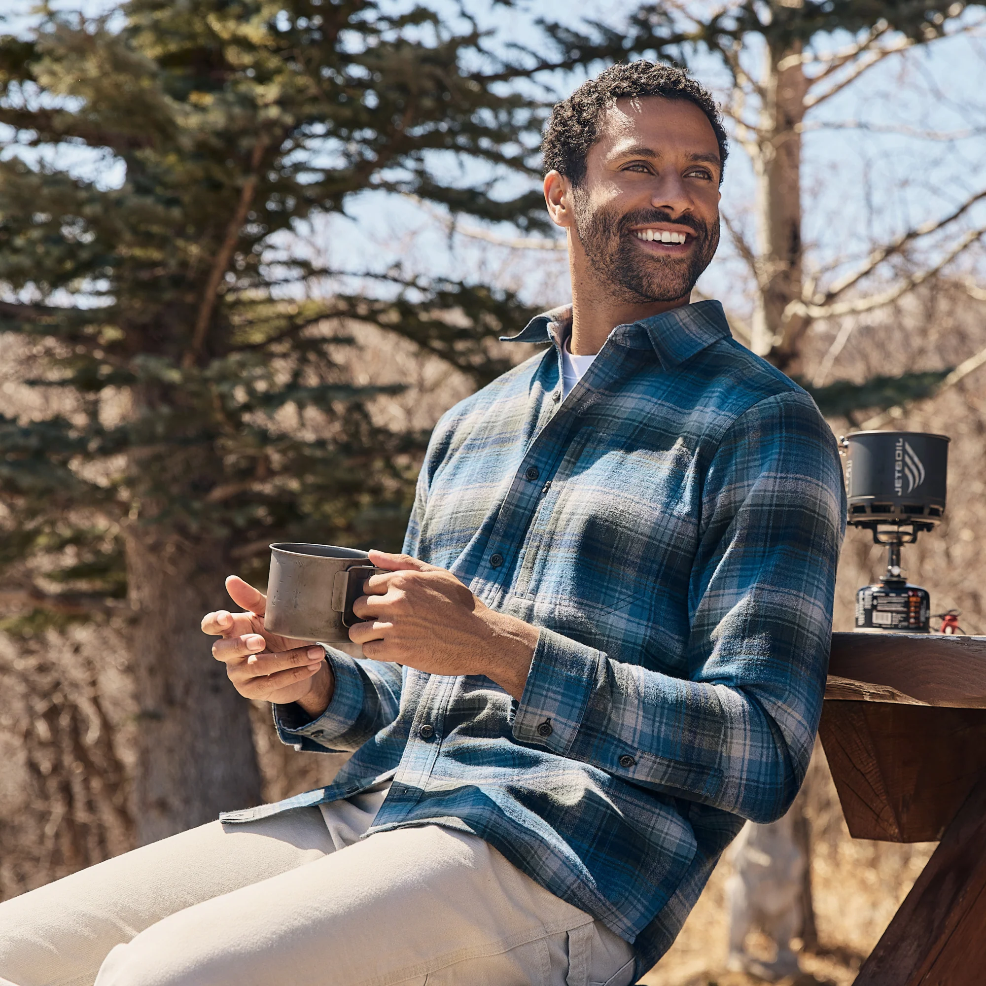 Men's Easywear Flannel Shirt - Image 5